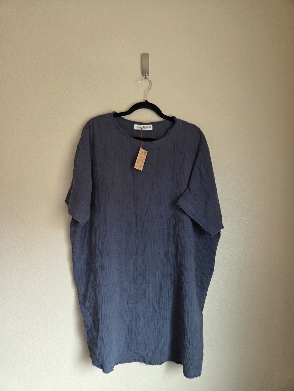 NWT Natural Life Cara Cotton Gauze Dress Size Medium